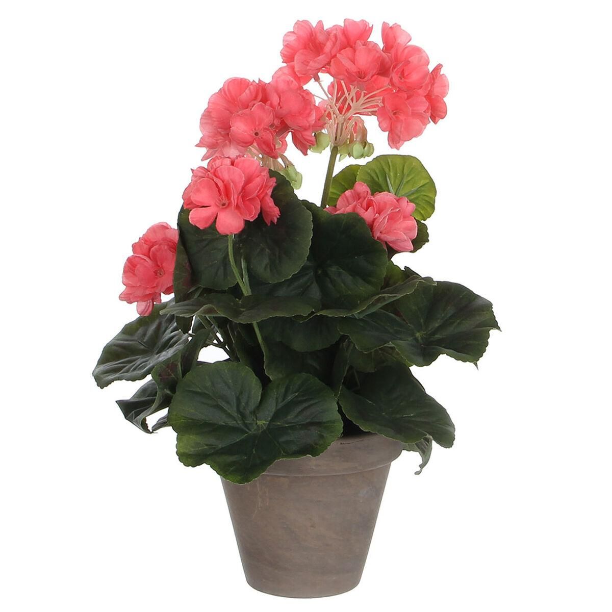 Dekorativ plante Mica Decorations PVC Geranium (11,5 x 33 cm)