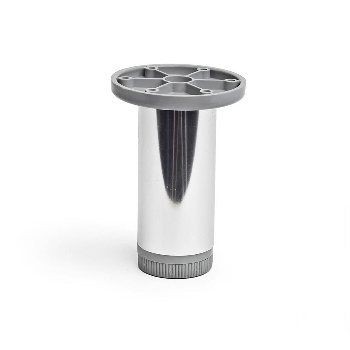 Fod Rei 405 Chromsalt Cylindriske Sølvfarvet Aluminium Moderne (Ø 3,9 x 10 cm)