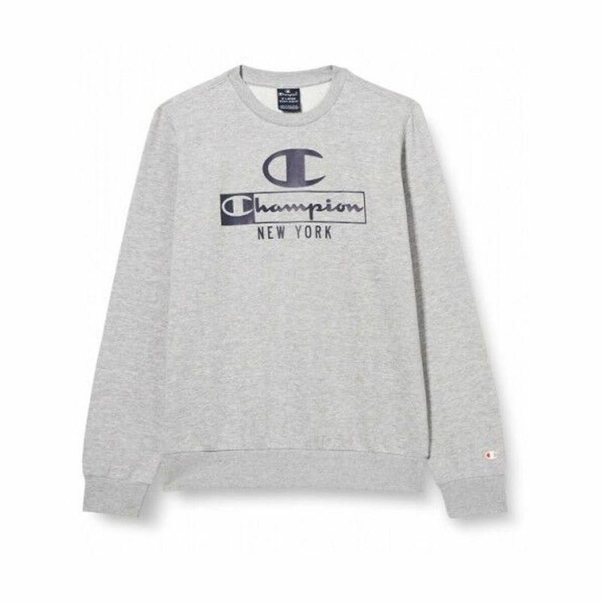 Sweaters uden Hætte til Mænd Champion Crewneck Grå S