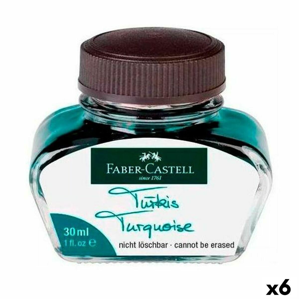 Inkwell Faber-Castell Turkisblå 6 Dele 30 ml