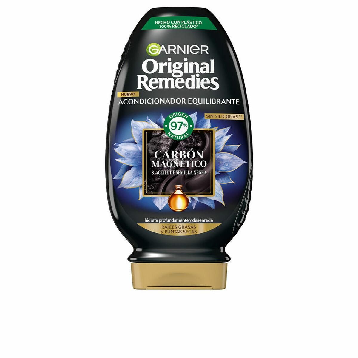 Hårbalsam Garnier Original Remedies Balancerende Magnetisk trækul (250 ml)