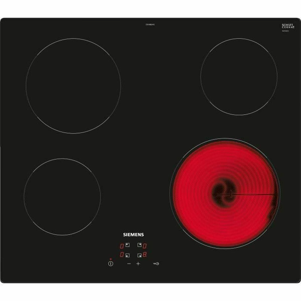 Plade i glaskeramik Siemens AG ET61RBEB8E 60 cm