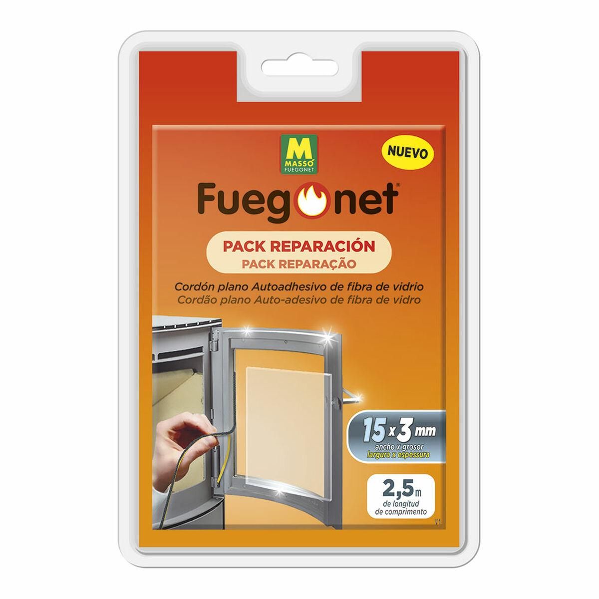 Reparationssæt Massó Fuegonet Glasfiber (2,5 m)