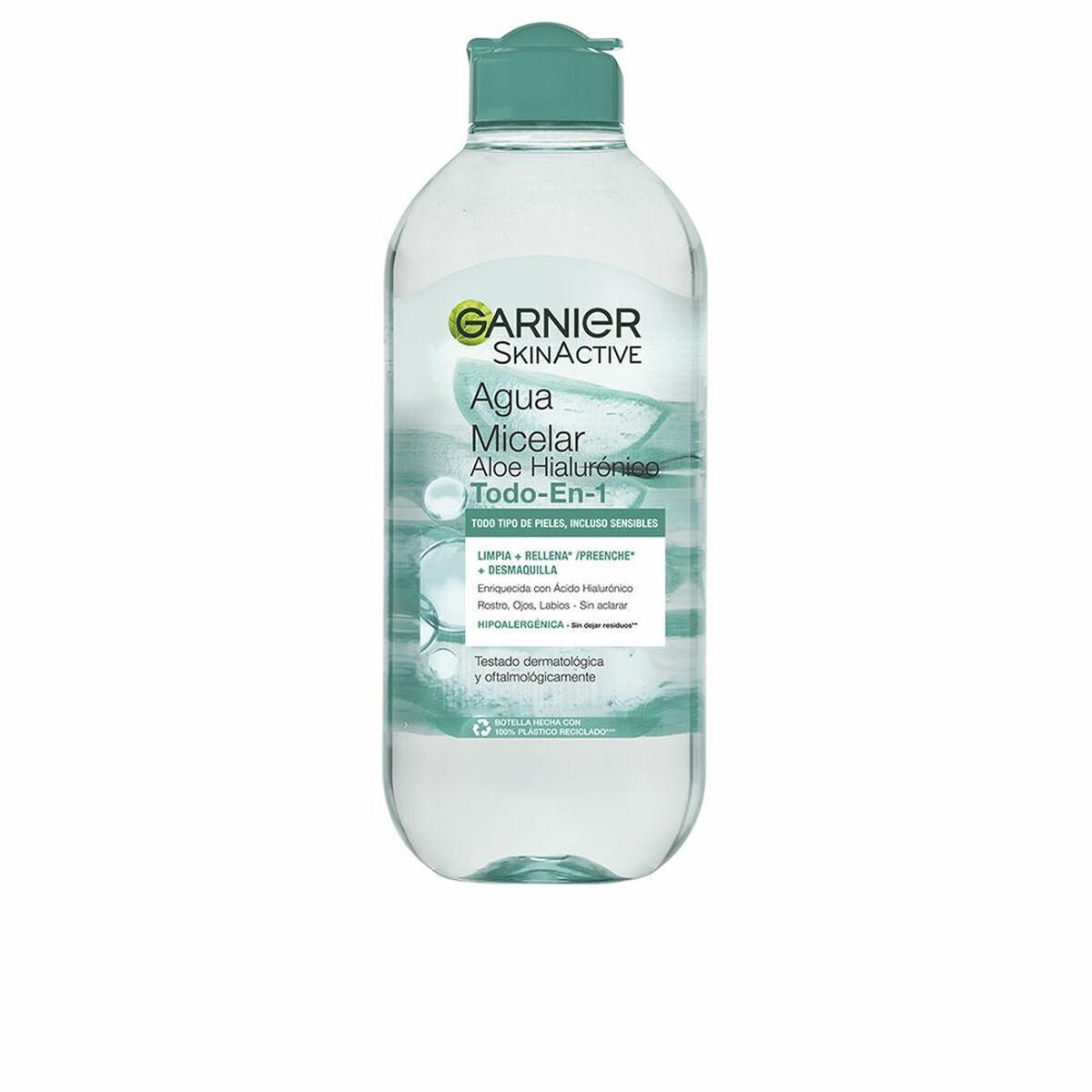 Makeupfjerner micellar vand Garnier Skinactive Aloe Hialurónico 400 ml