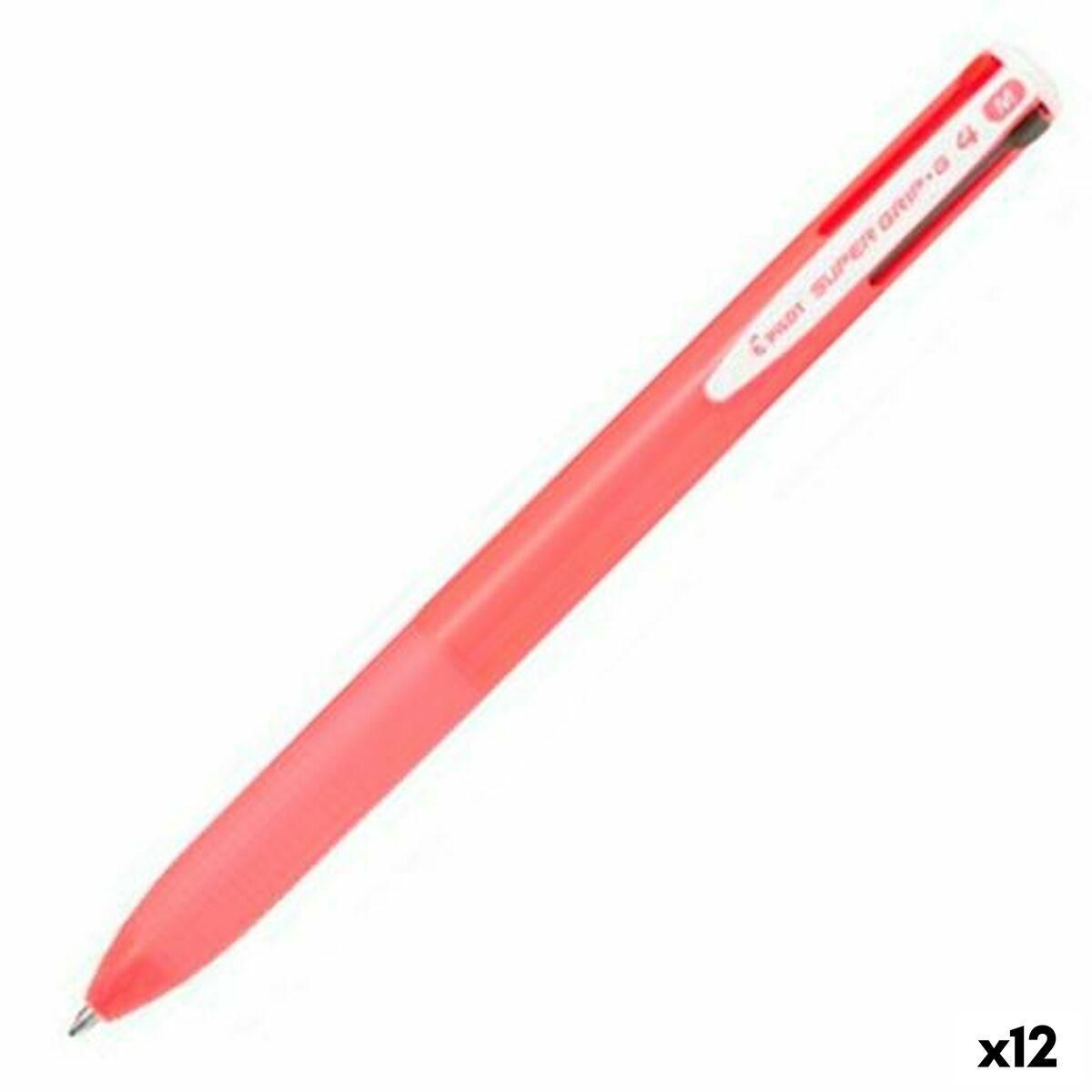 Kuglepen Pilot Supergrip G4 Lyserød 0,4 mm (12 enheder)