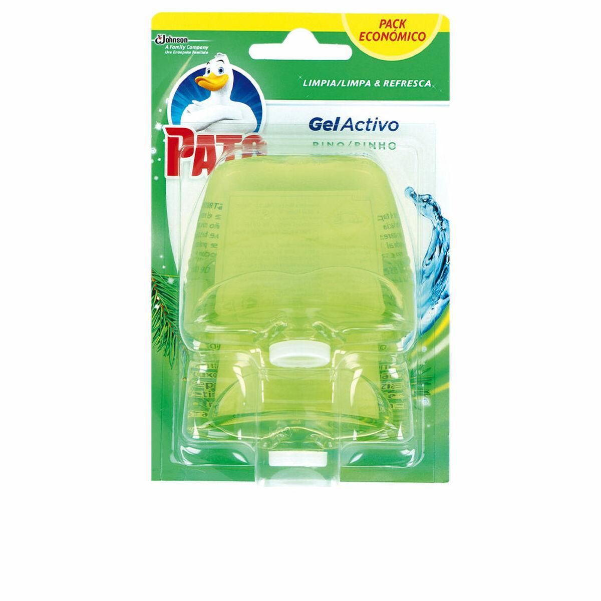 Toilet air freshener Pato Gel Activo Fyrretræ 2 enheder Desinficerende