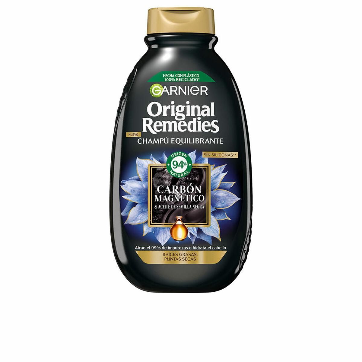 Shampoo Garnier Original Remedies Balancerende Magnetisk trækul (300 ml)