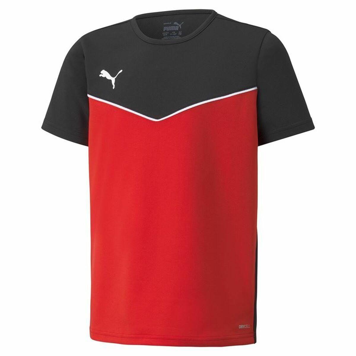 Børne Kortærmet T-shirt Puma individualRISE Rød Sort 15-16 år