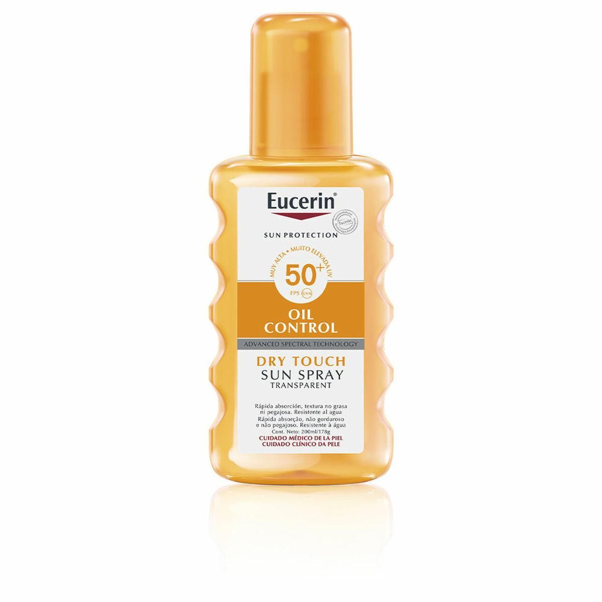 Krop solcreme spray Eucerin Gennemsigtig SPF 50 (200 ml)