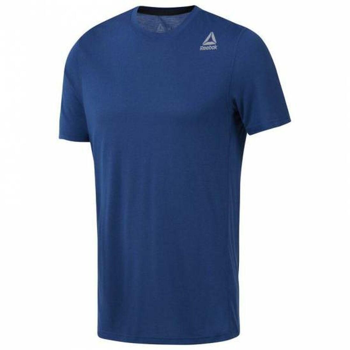 Kortærmet T-shirt til Mænd SUPREMIUM 2.0 TEE Reebok D94316 Blå (M) M