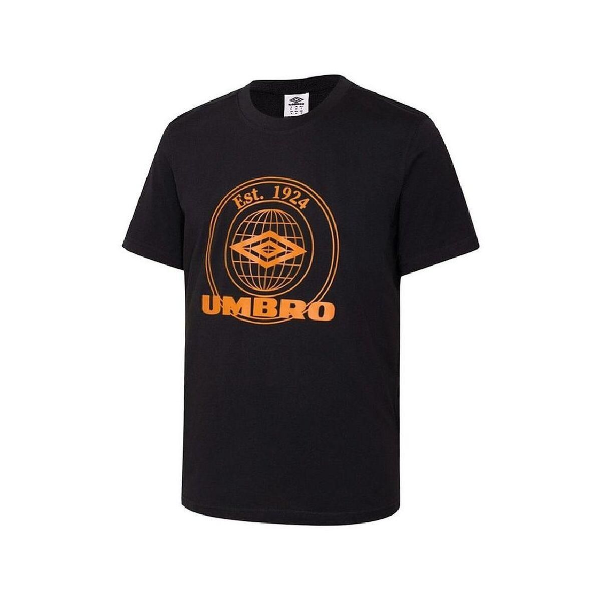 Kortærmet T-shirt til Mænd Umbro COLLEGIATE 66119U Sort L