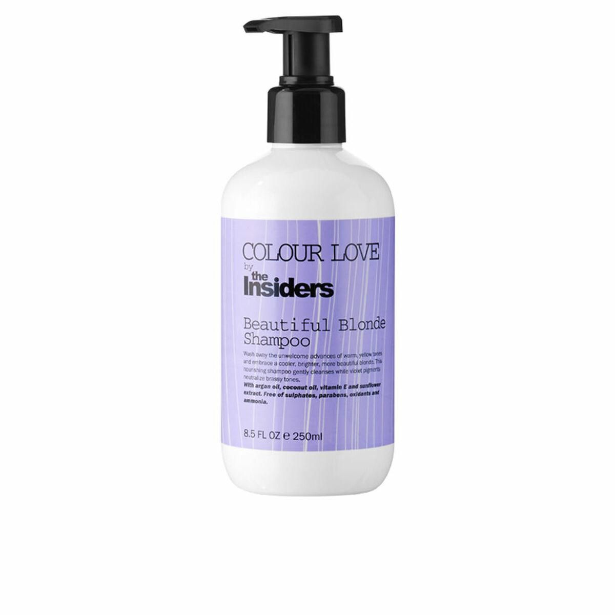 Shampoo der neutraliserer farven The Insiders Colour Love Blondt hår (250 ml)