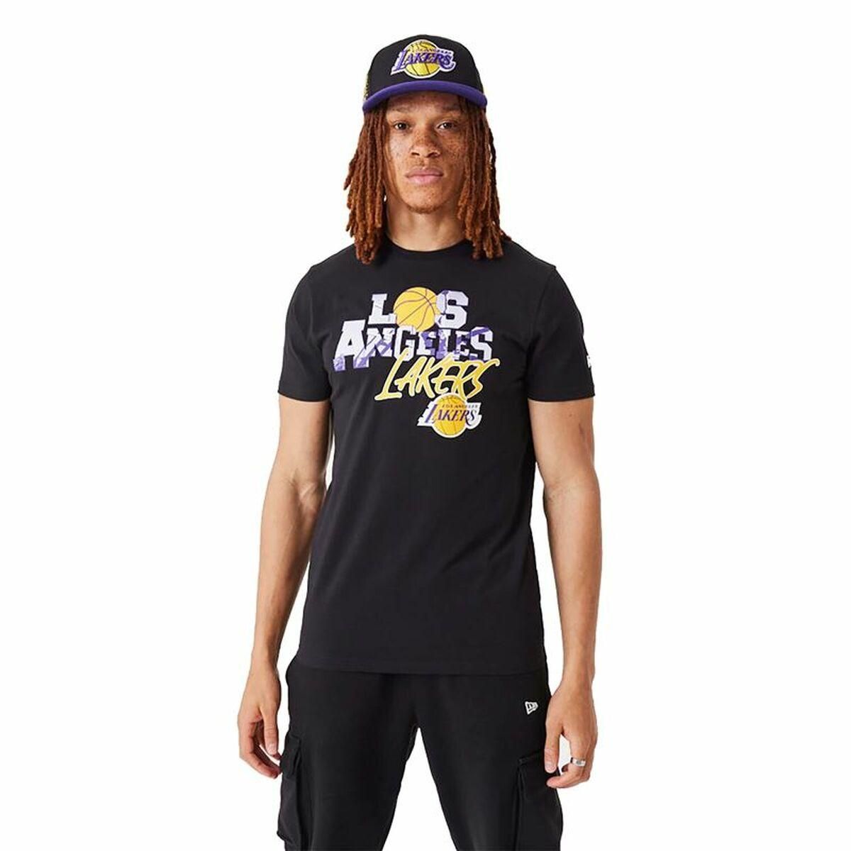 Kortærmet T-shirt til Mænd New Era NBA Infill Graphic LA Lakers S