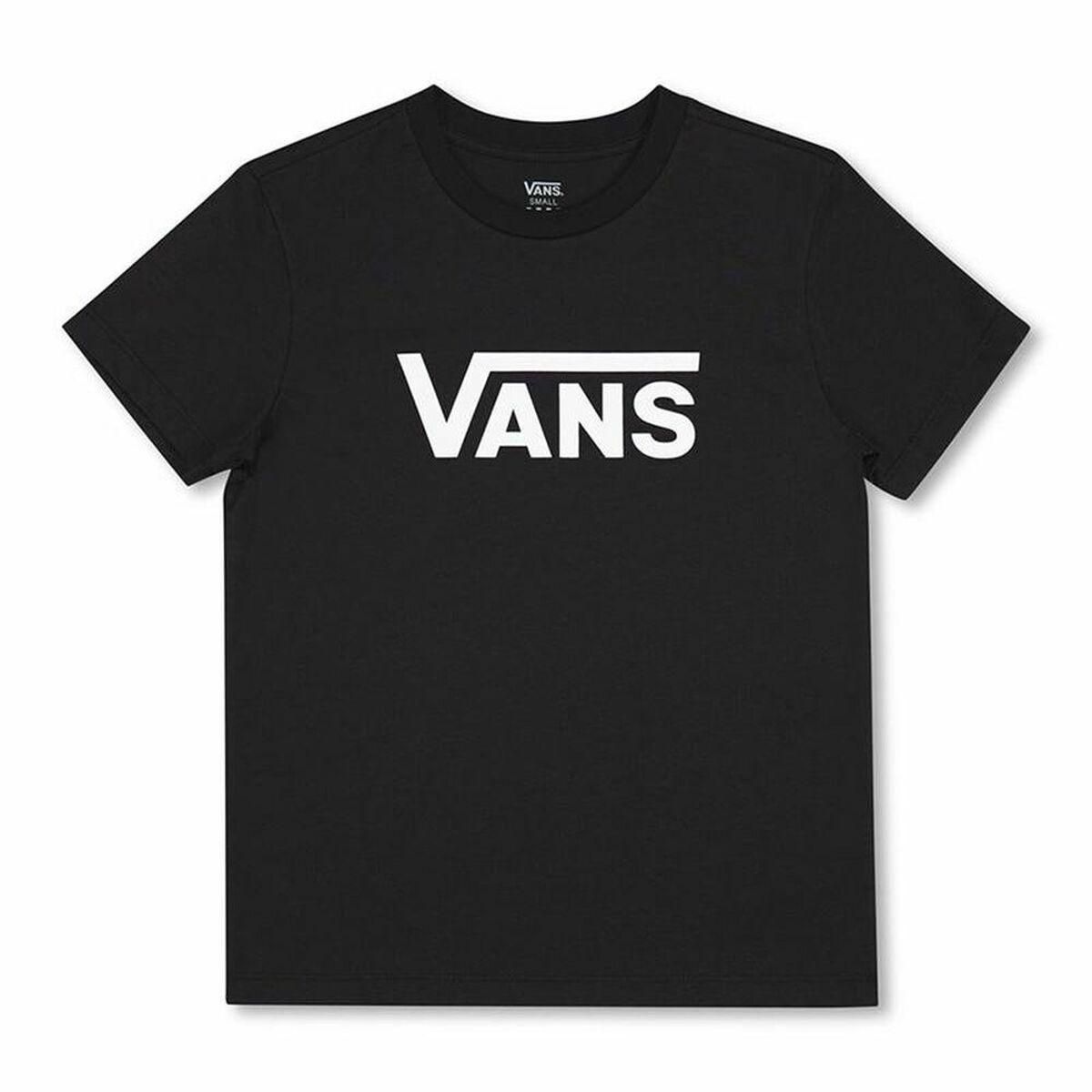 Kortærmet T-shirt til Kvinder Vans Drop V SS Crew-B Sort XS