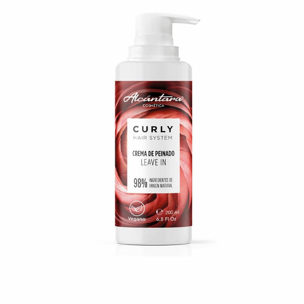 Hårstyling Creme Alcantara Curly Hair System Markerede og definerede krøller Hårbalsam 200 ml