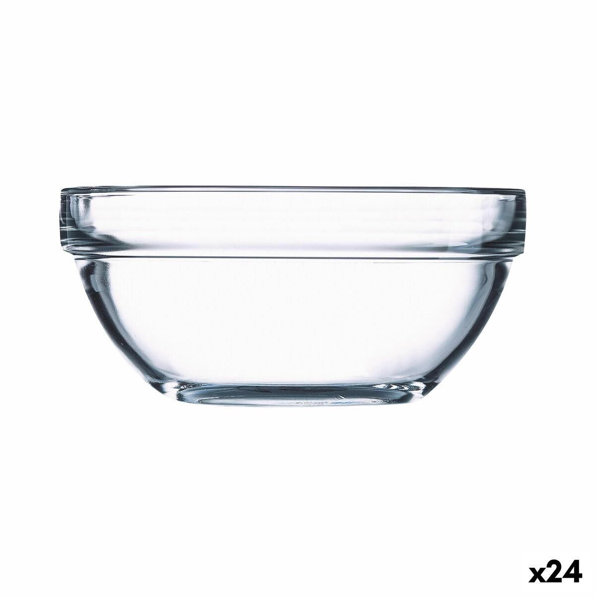 Skål Luminarc Apilable Gennemsigtig Glas Ø 14 cm (24 enheder)