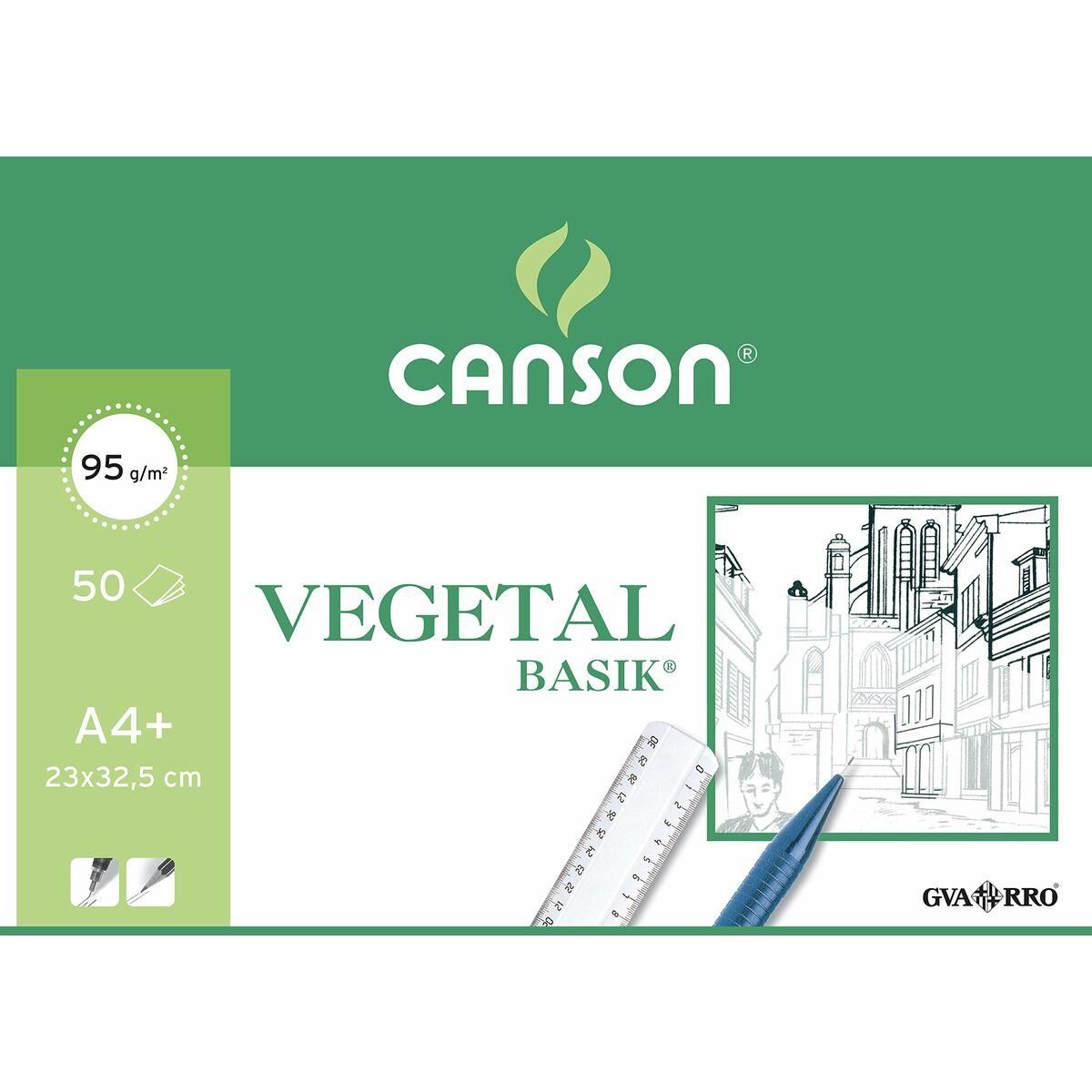 Tegneblok Canson Kalkerpapir Gennemsigtig