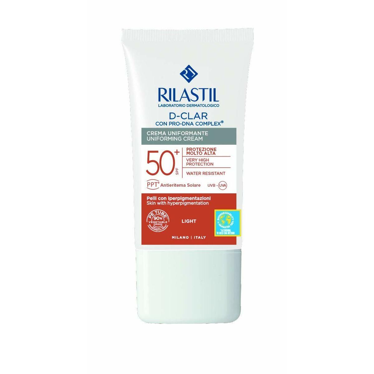 Solcreme til ansigtet Rilastil Sun System Forenende Spf 50 Light (40 ml)