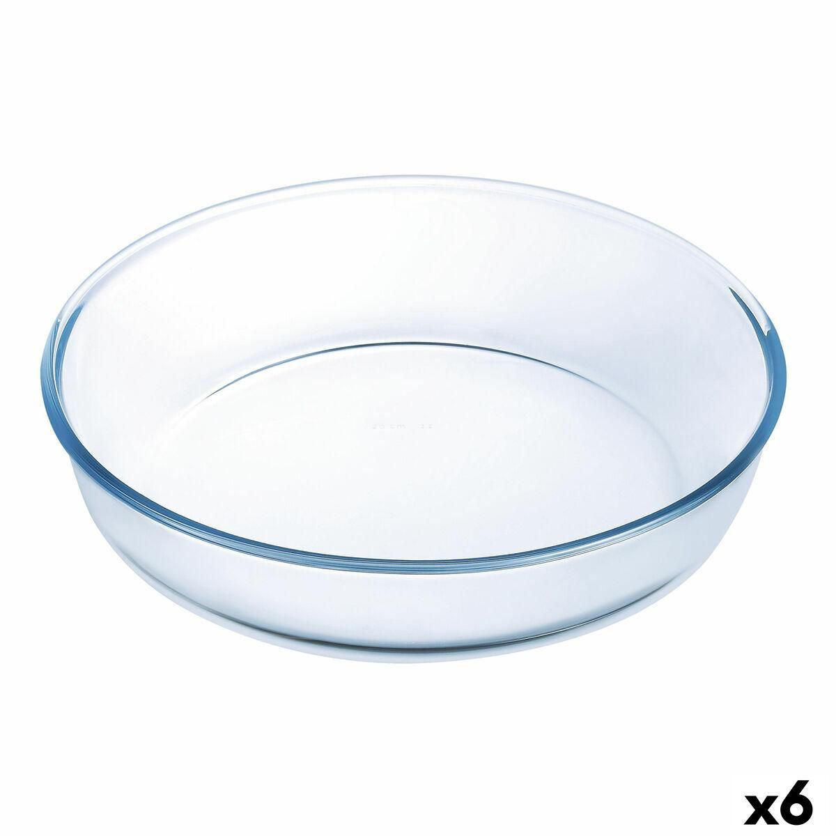 Kageform Ô Cuisine Ocuisine Vidrio Gennemsigtig Glas Cirkulær 26 x 26 x 6 cm 6 enheder