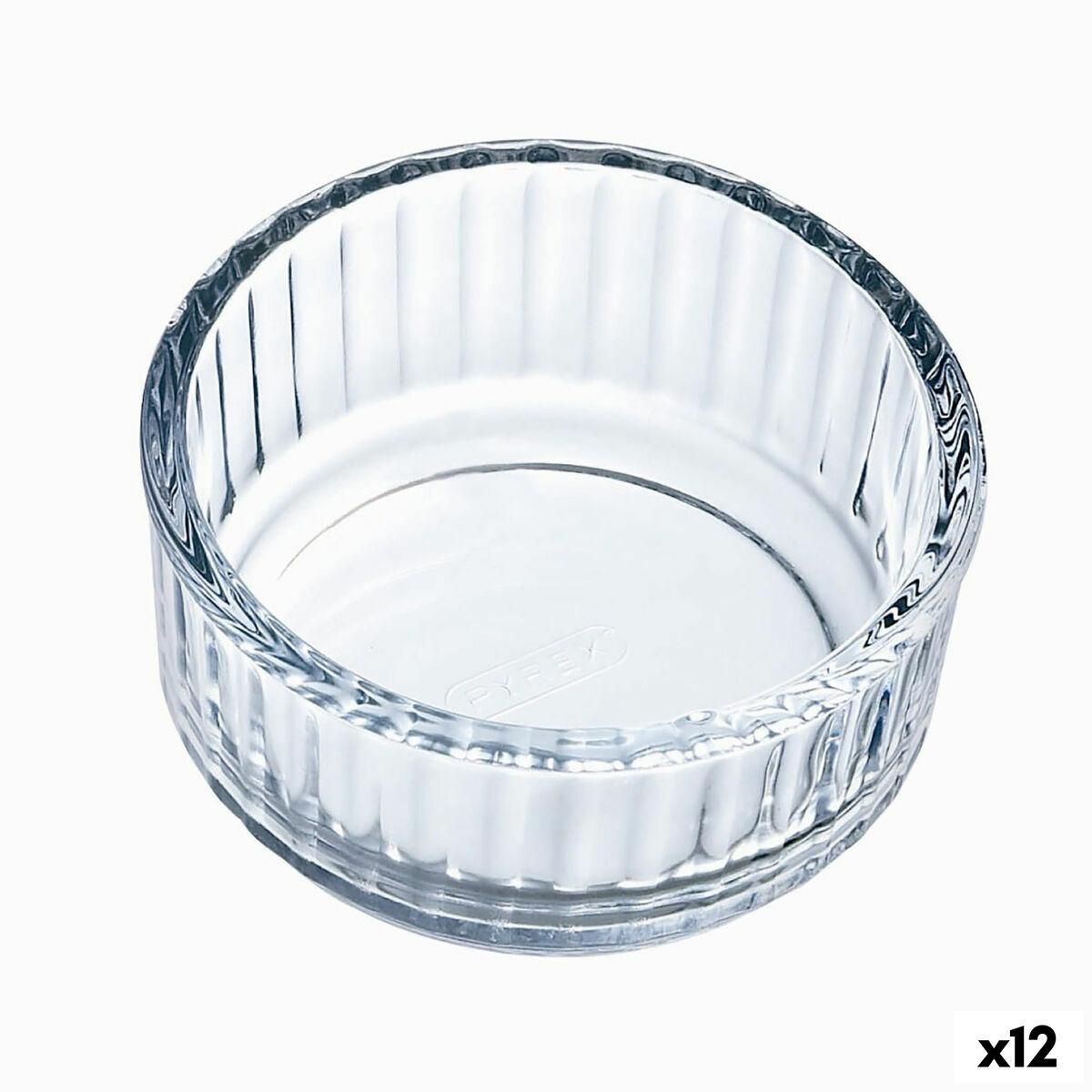 Buddinge Form Pyrex Classic Vidrio Gennemsigtig Glas 10 x 10 x 5 cm Cirkulær (12 enheder)