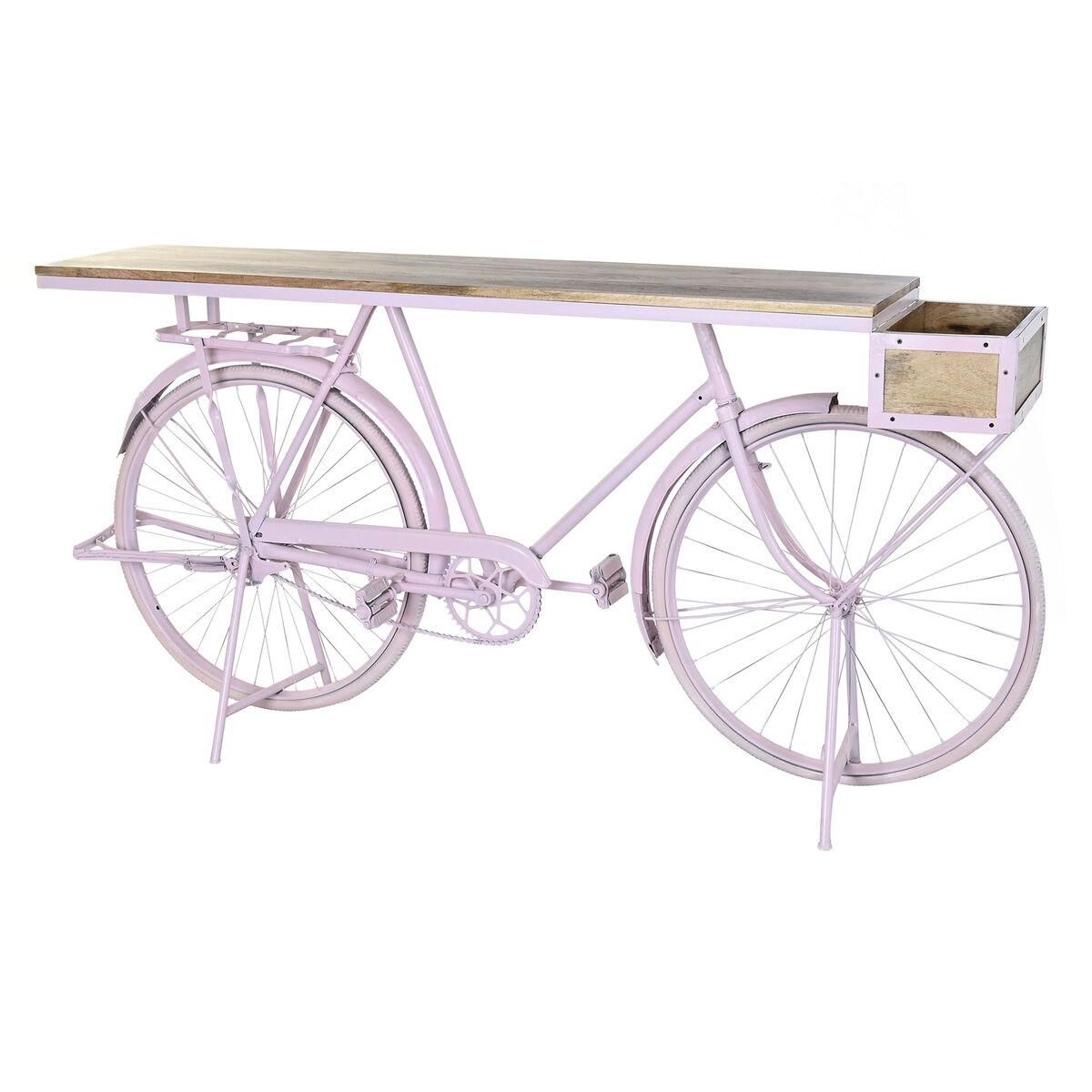 Konsol Cykel 180 x 41 x 94 cm Lyserød Jern Mangotræ