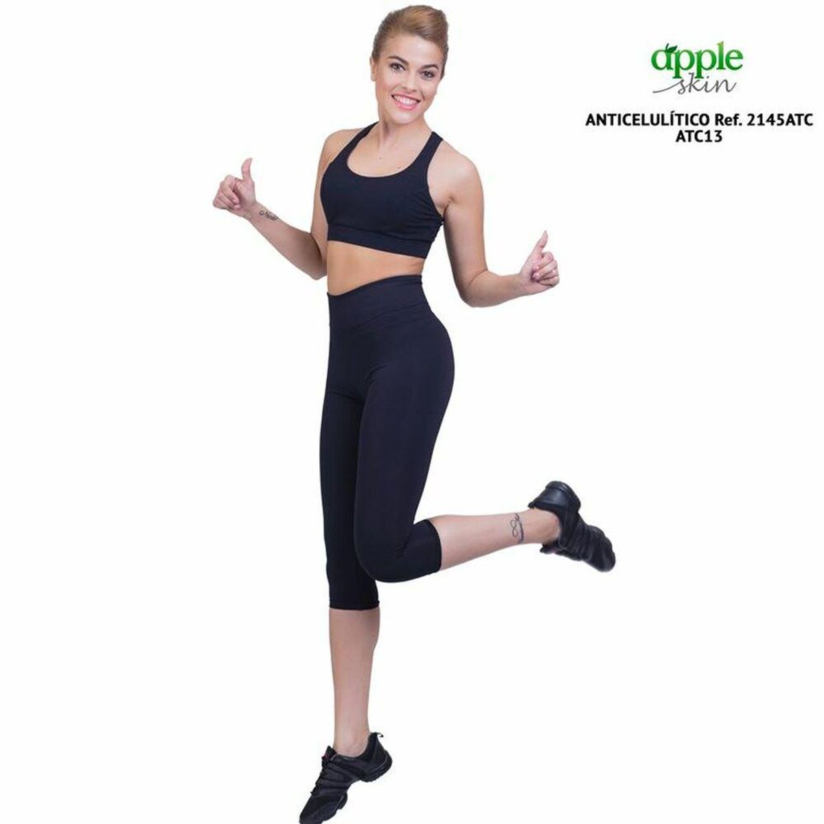 Sport leggings til kvinder Happy Dance Sort L