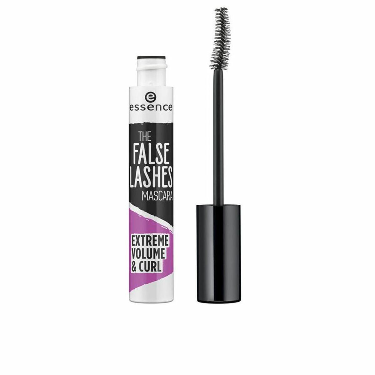 Mascara med Ekstra Volumen Effekt til Øjenvipper Essence The False Lashes Curler 10 ml