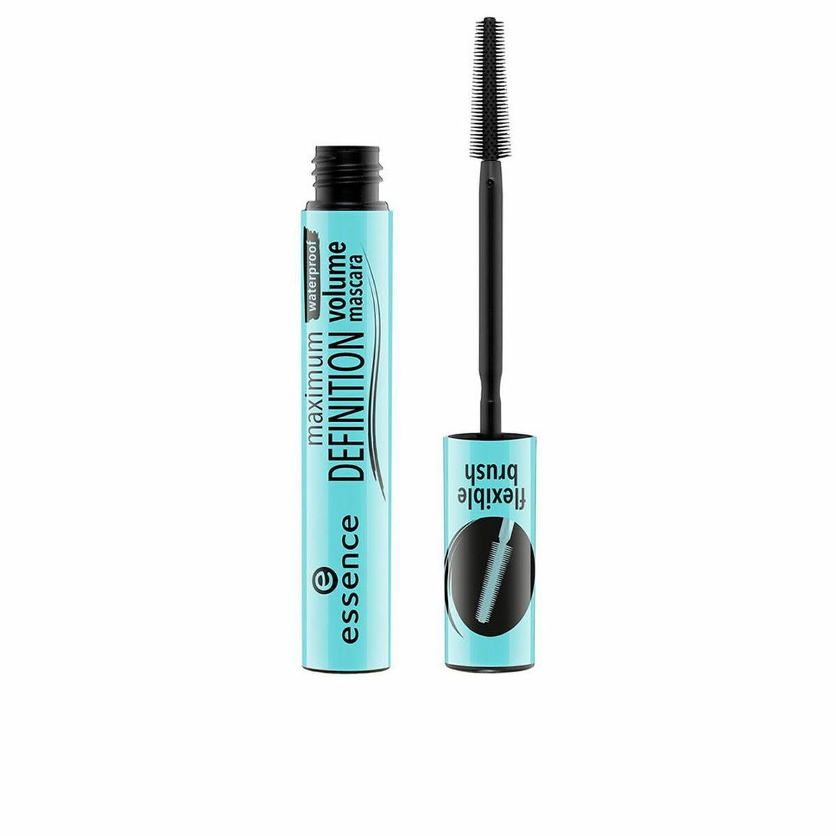 Mascara med Ekstra Volumen Effekt til Øjenvipper Essence Maximum Definition Vandafvisende 8 ml