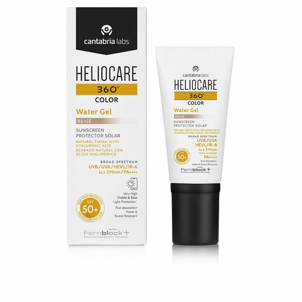 Solbeskyttelse med farve Heliocare Color Gel Beige Spf 50 50 ml