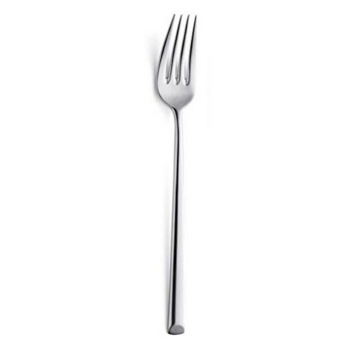 Sæt med dessertgafler Amefa Metropole Stål Metal 19,4 cm (12 enheder)