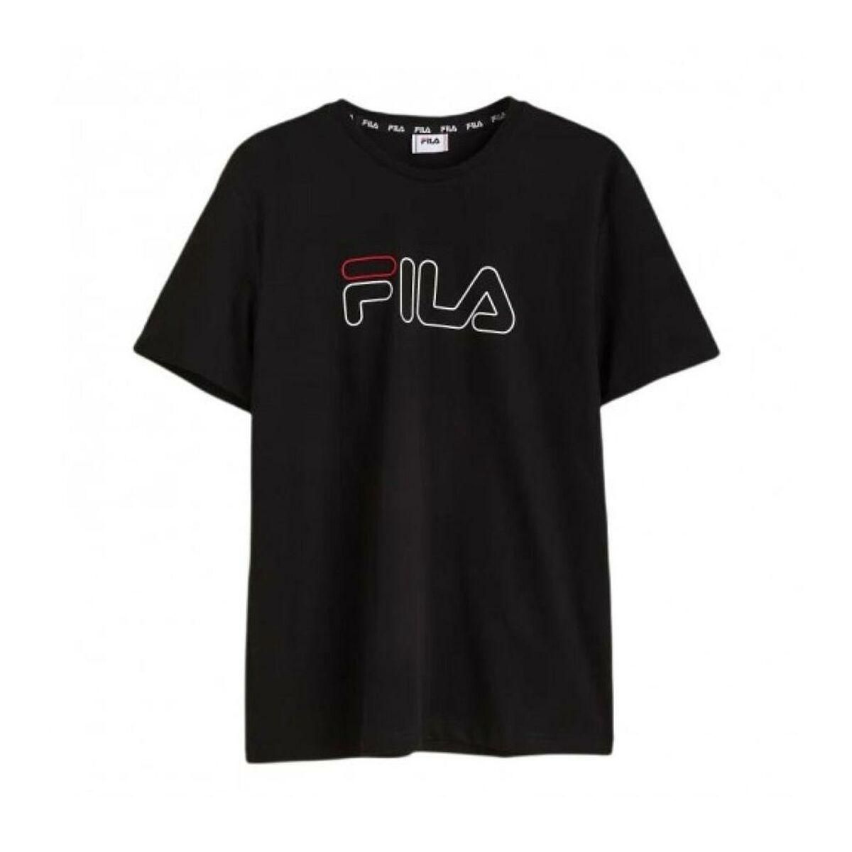 Kortærmet T-shirt til Mænd Fila FAM0225 80010 Sort S