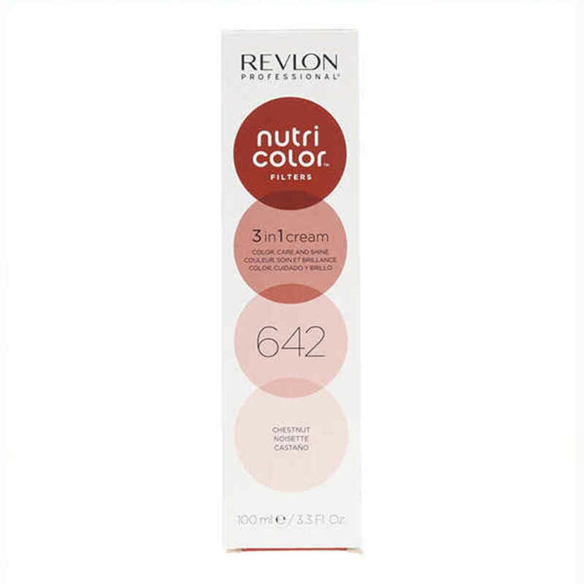 Permanent Farve Nutri Color Revlon 642 Kastanje (100 ml)