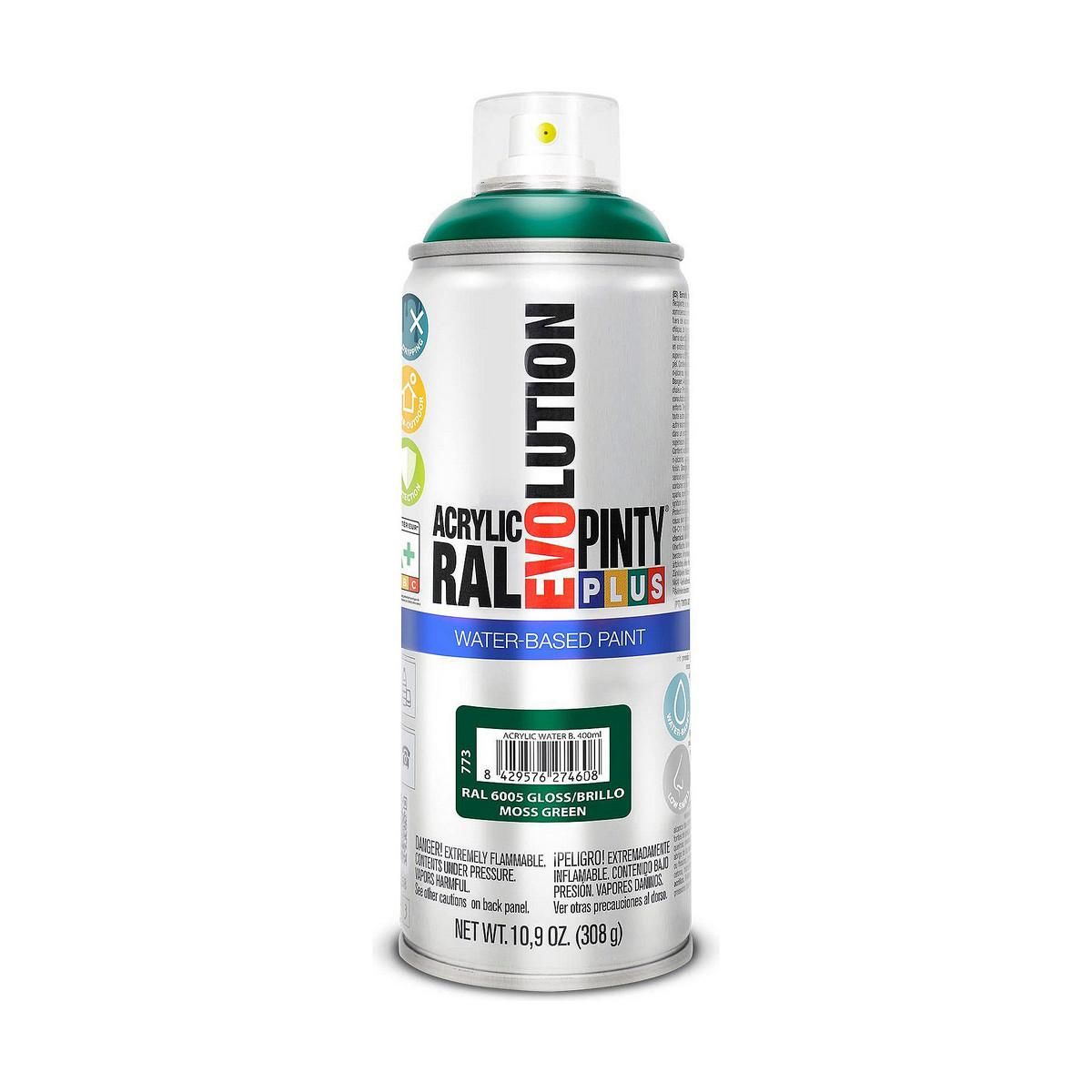 Spraymaling Pintyplus Evolution RAL 6005 Vandbaseret Moss Green 400 ml