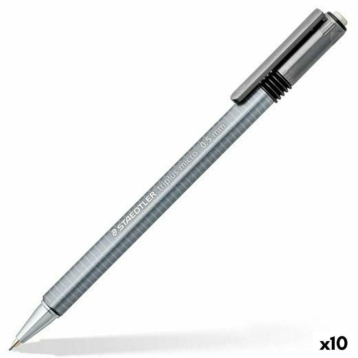 Stiftholder Staedtler Triplus Micro 774 Grå 0,5 mm (3 Dele) (10 enheder)