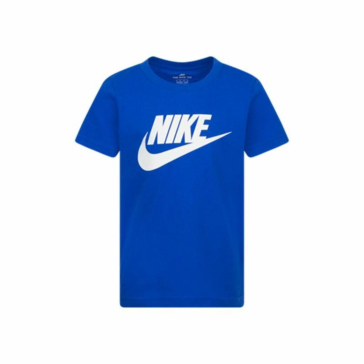 Børne Kortærmet T-shirt Nike Sportswear Futura Blå 6-7 år