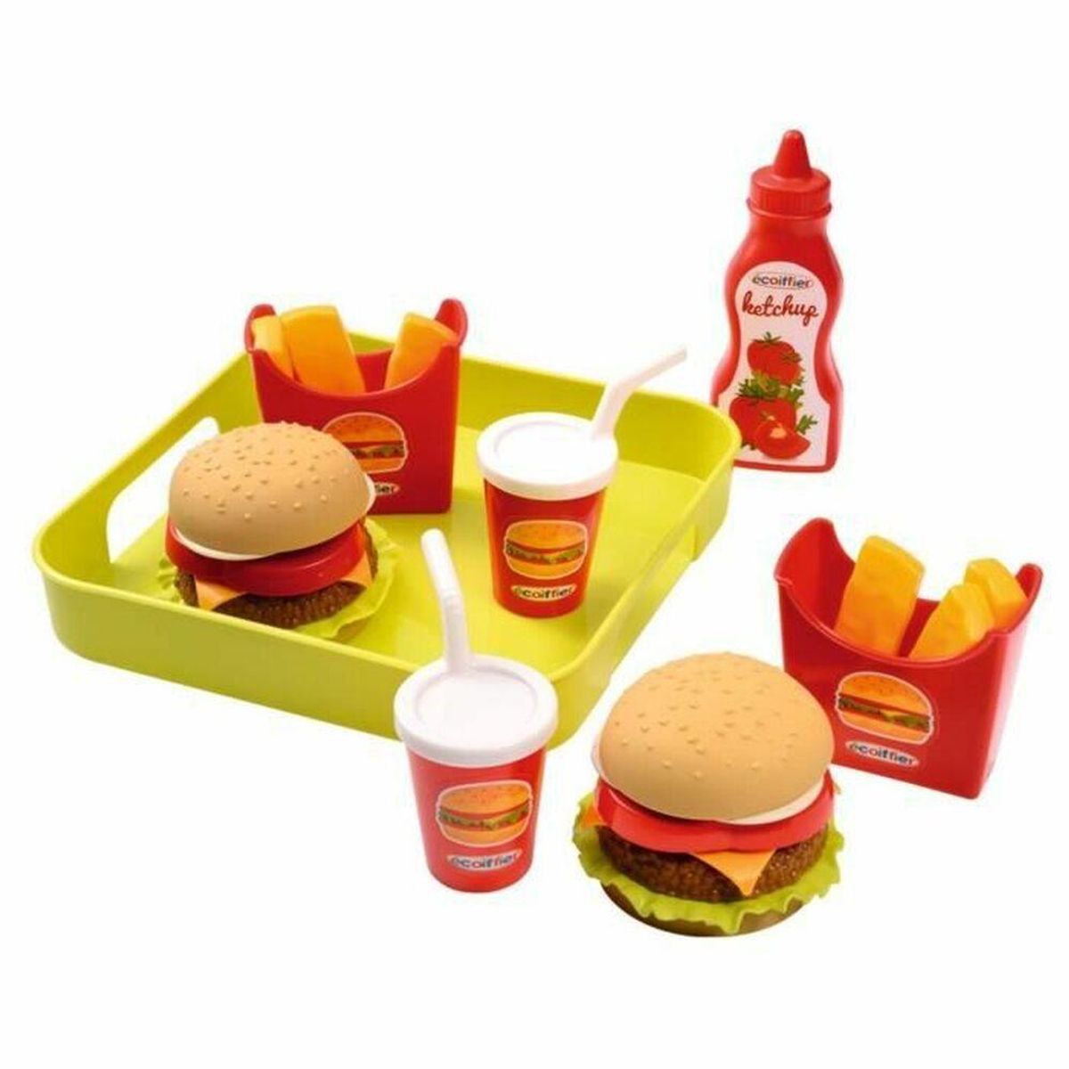 Spil Mad Sæt Ecoiffier Hamburger Tray