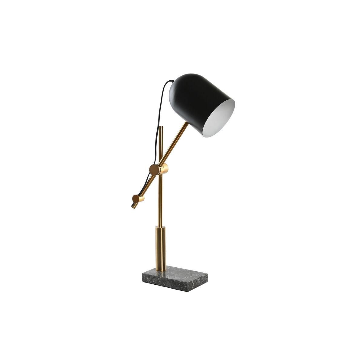 Bordlampe Sort Grå Gylden Metal 60 W 220 V 45 x 45 x 70 cm