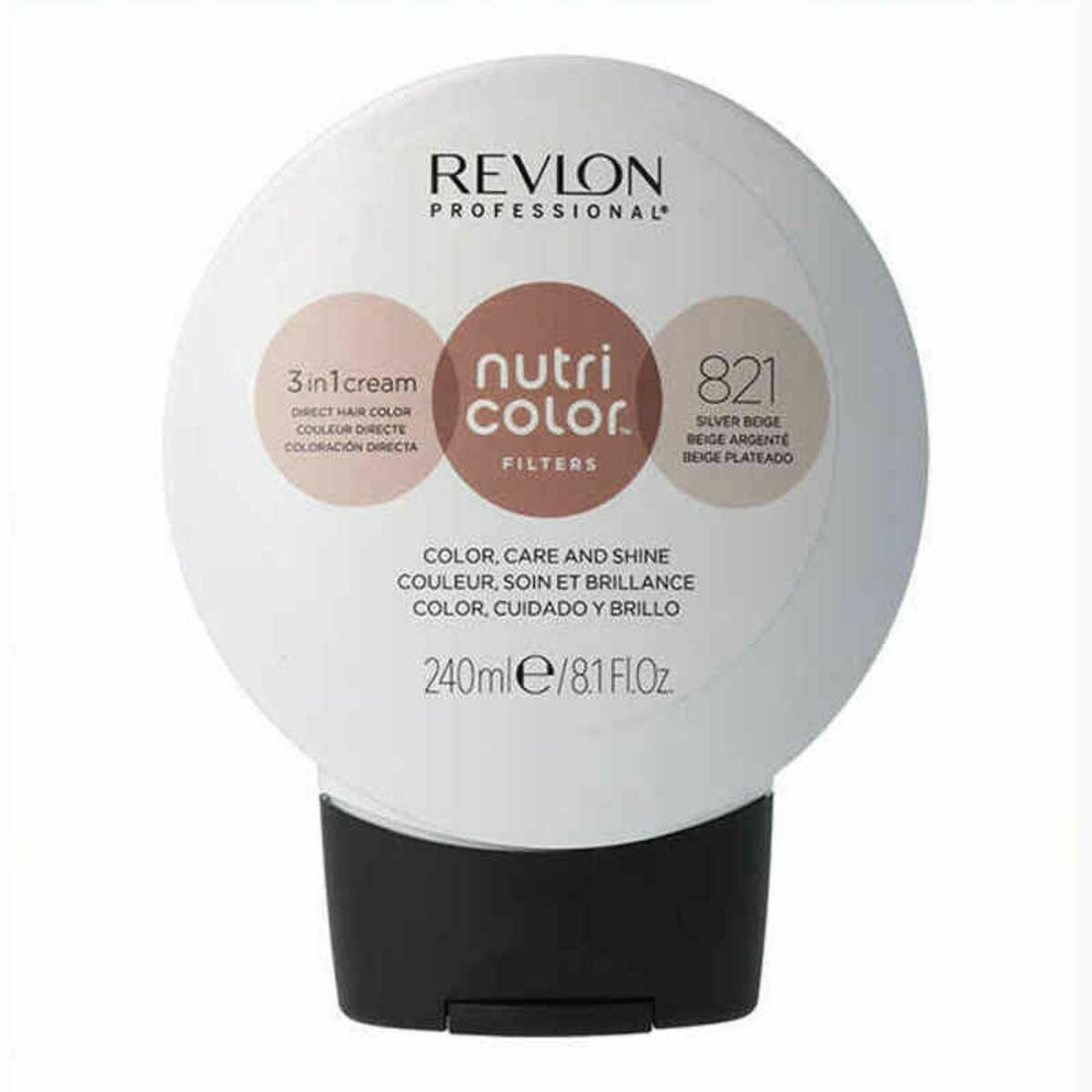 Permanent Farve Nutri Color Revlon 7258709821 821 Beige Nº 821 240 ml (240 ml)