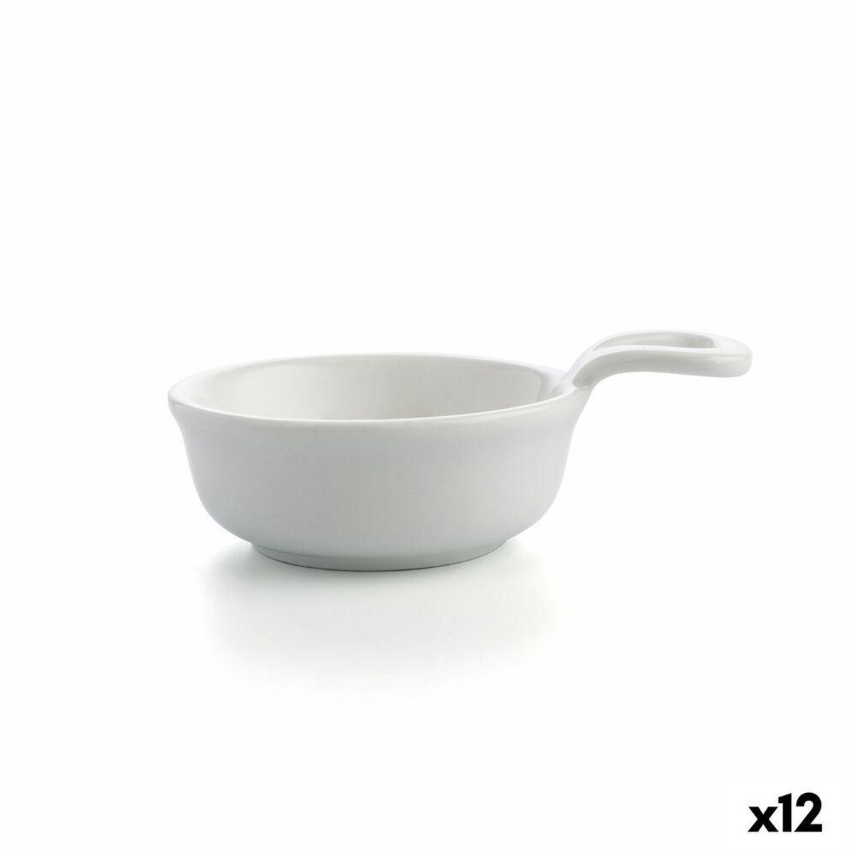 Skål Quid Select Mini Keramik Hvid 8,5 cm (12 enheder)