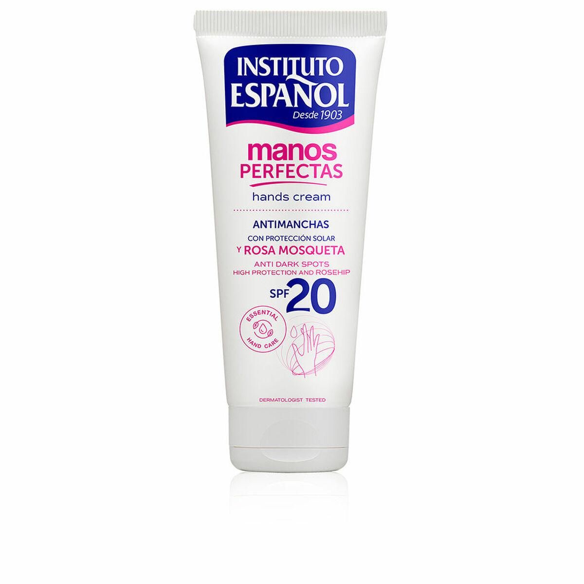 Håndcreme Instituto Español Manos Perfectas Spf 20 Rosa Mosqueta 75 ml