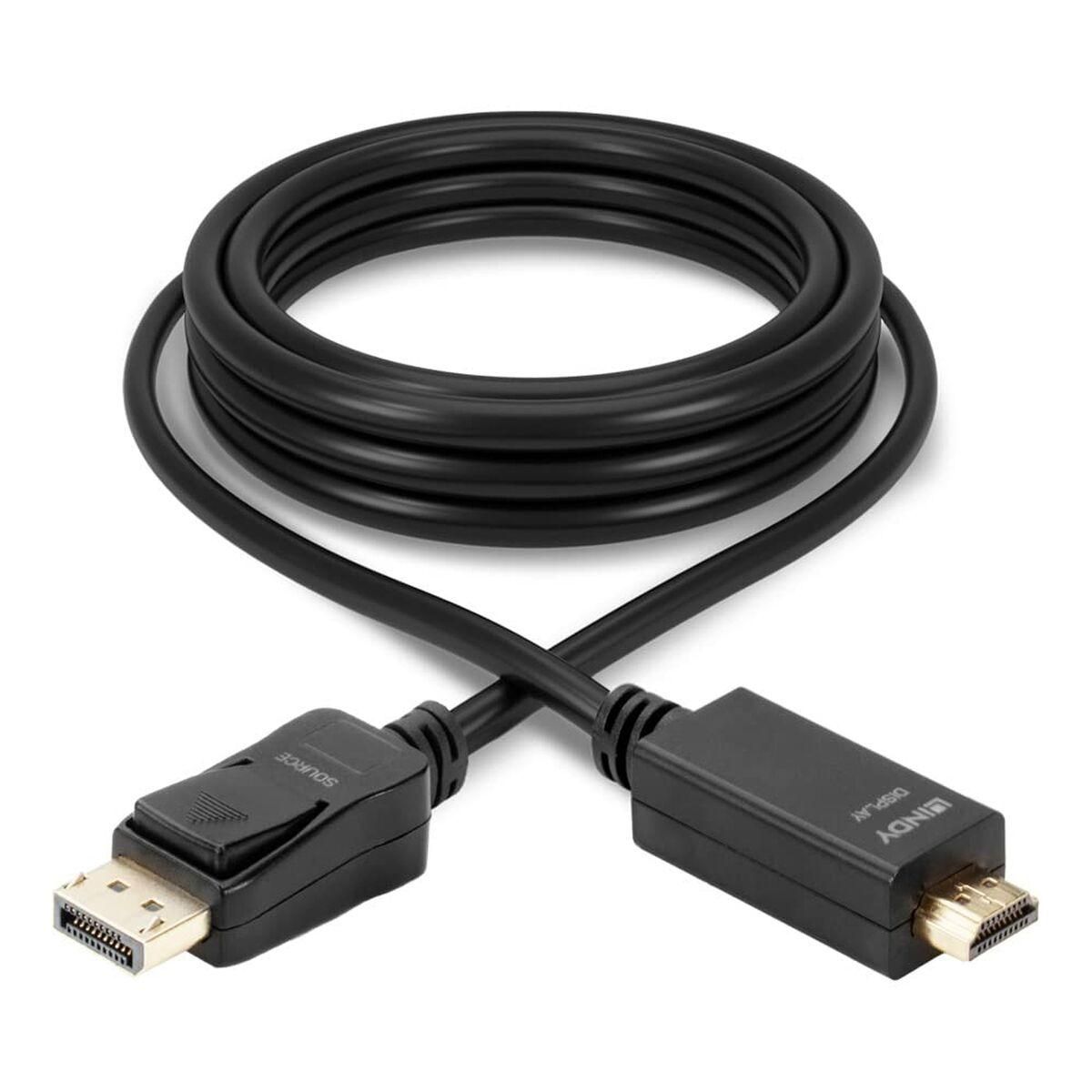 DisplayPort til HDMI-adapter LINDY 36924 Sort