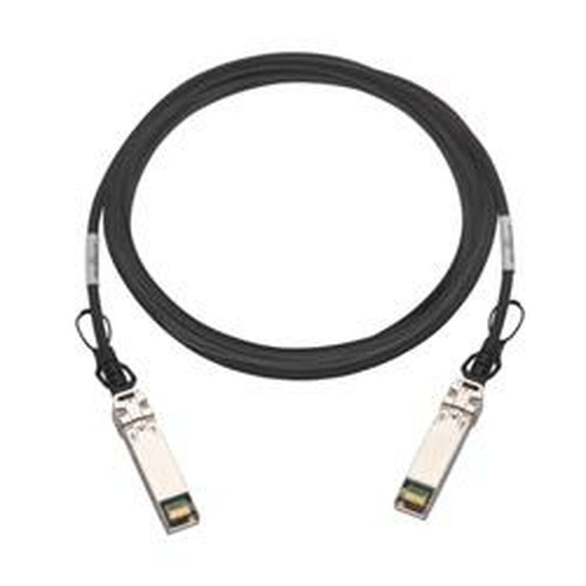 UTP kategori 6 stift netværkskabel Qnap CAB-DAC15M-SFP28 1,5 m Sort