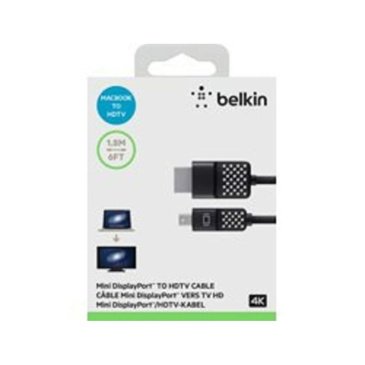 DisplayPort til HDMI-adapter Belkin F2CD080BT06 Sort