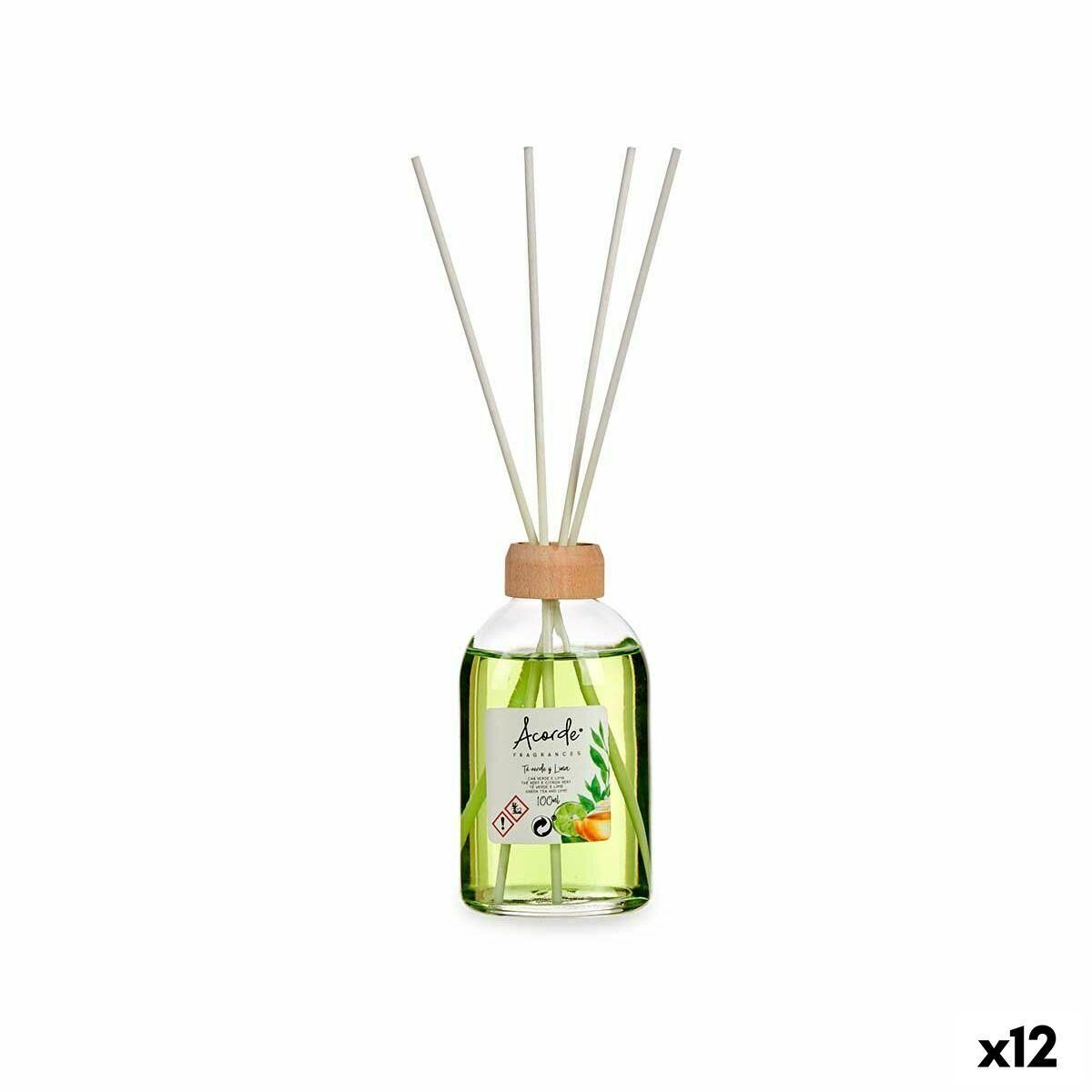 Duftpinde Lime Grøn Te 100 ml (12 enheder)