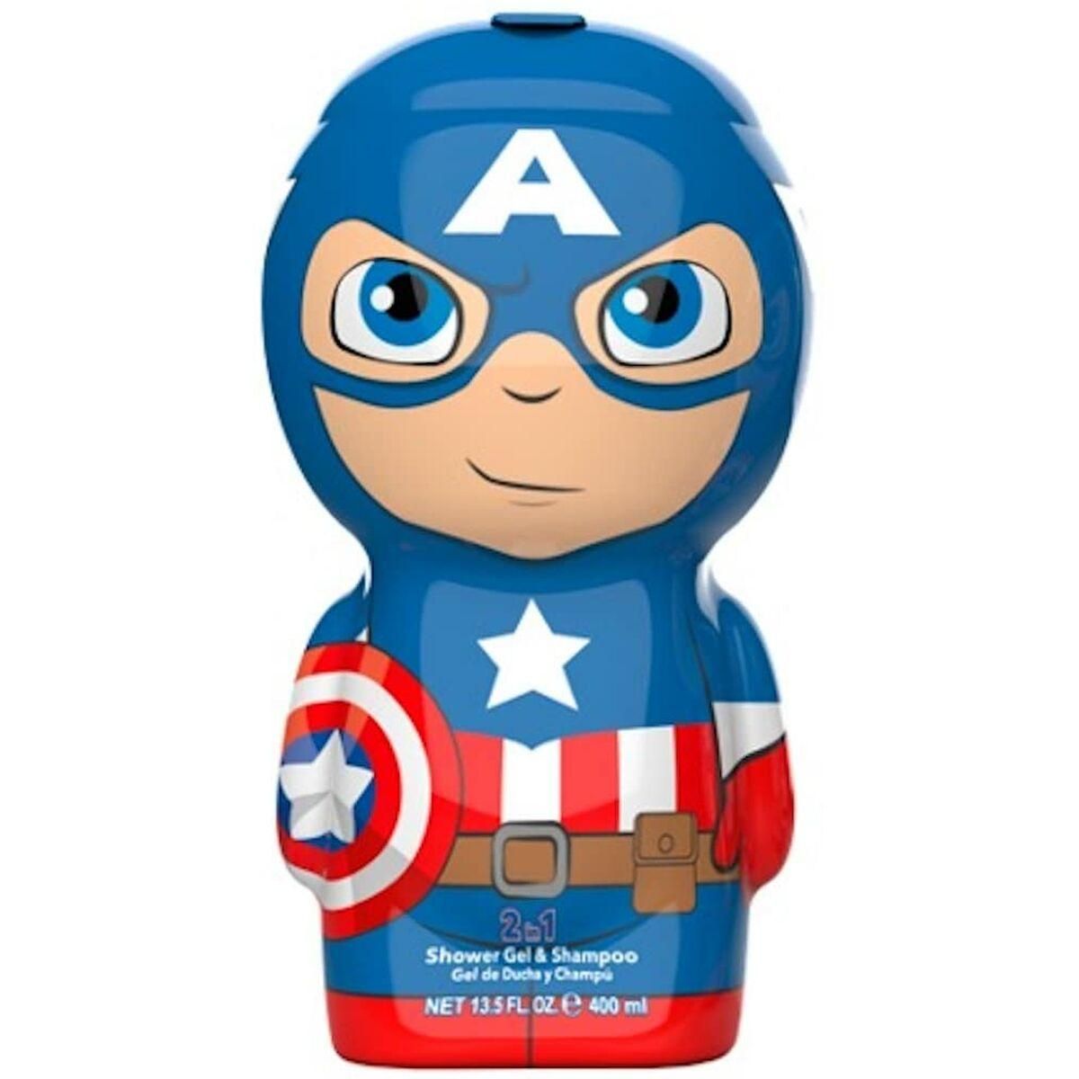 Gel og Shampoo 2 i 1 The Avengers Captain America 400 ml