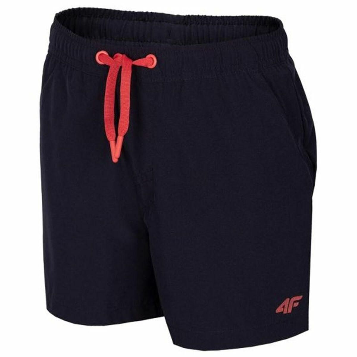 Sport shorts til børn 4F JSKMT001 Mørkeblå 11-12 år