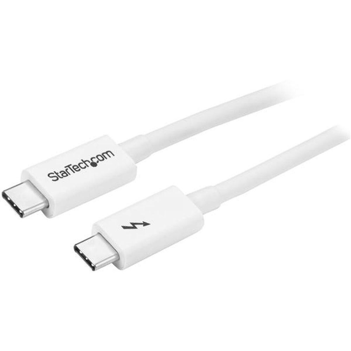 Thunderbolt 3-kabel Startech TBLT3MM1MW 1 m Hvid