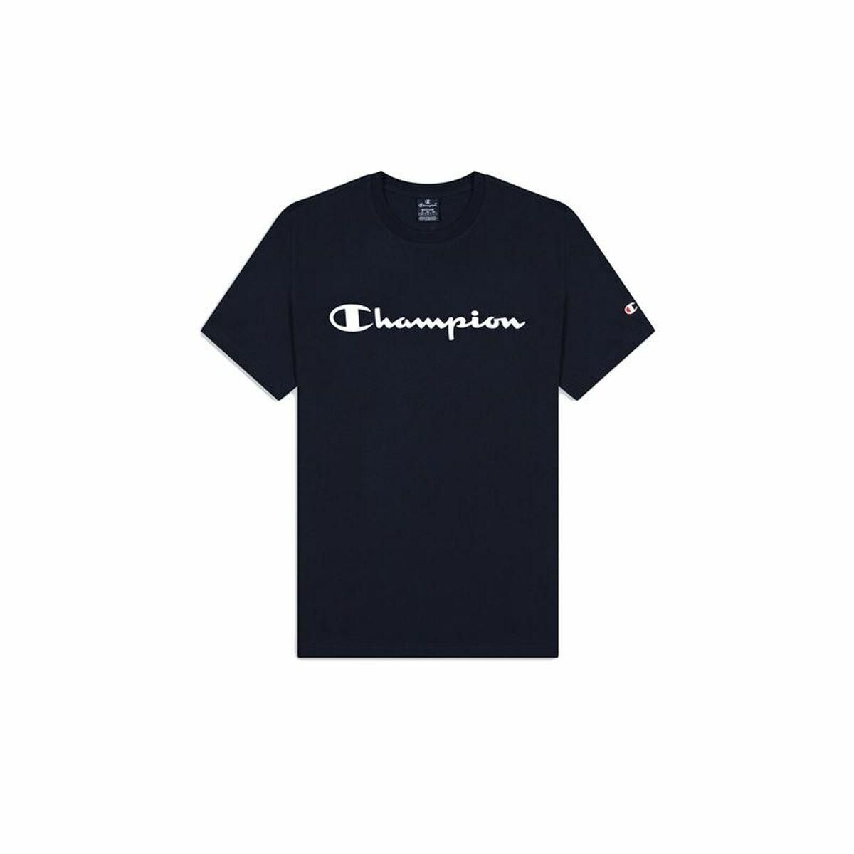 Kortærmet T-shirt til Mænd Champion Crewneck Blå M