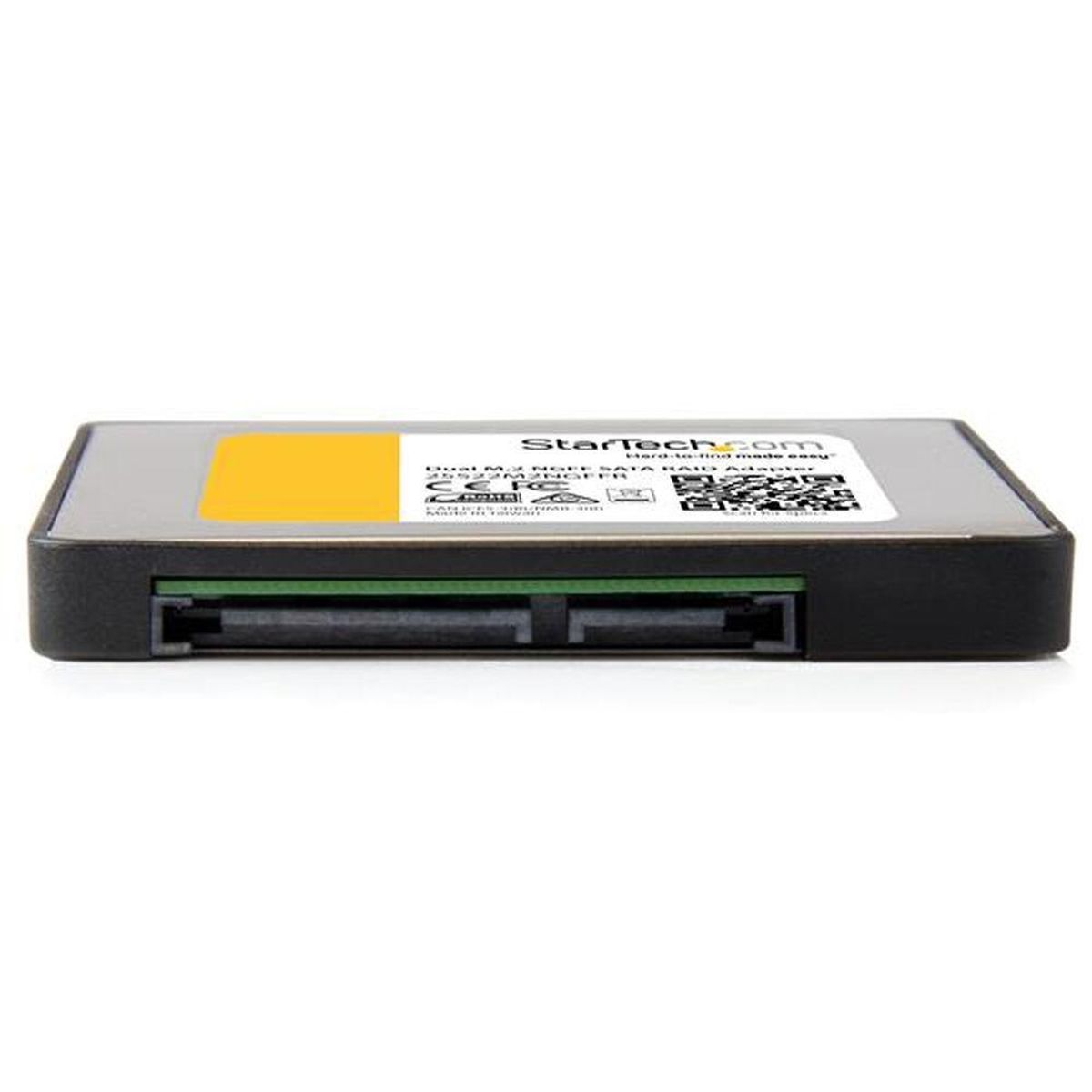 Hard Drive-adapter Startech 25S22M2NGFFR Sort