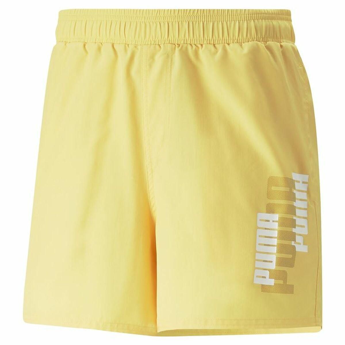 Sport shorts til mænd Puma Ess+ Logo Power Gul S